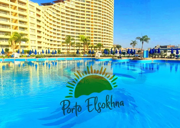 شاليه بورتو السخنة- الحدائق المعلقة- Porto Elsokna -hanging Gardens عين السخنة